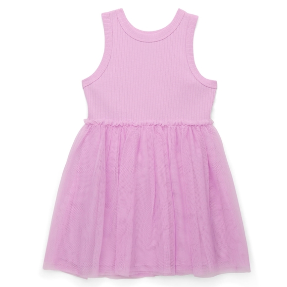 Wonder Nation Pink Purple Pushup Tank Tulle Dress Size XL Plus NEW - Picture 1 of 4